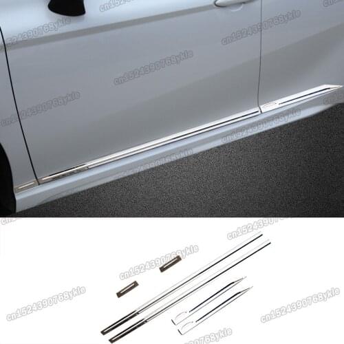 Lsrtw2017 Car Door Edge Body kit Strip Trims for Toyota Camry XV70 2018 2019 2020 2018 Accessories Chrome 70 v70 sport edition