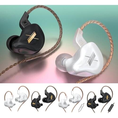 KZ EDX 1DD HiFi Earphone Headphone In-Ear Earbud 10mm Magnetic Dynamic Driver Detachable 0.75MM Cable