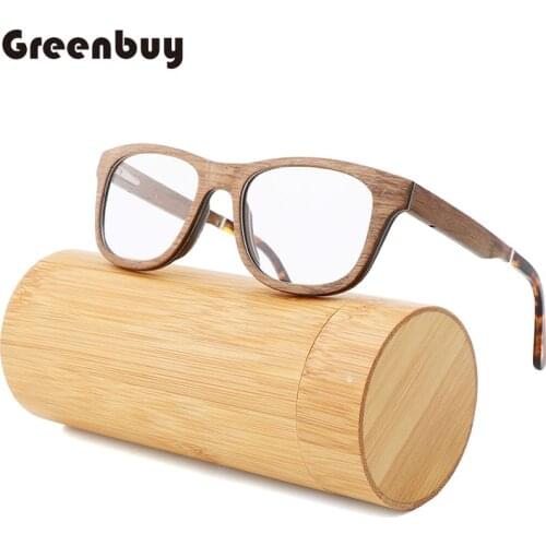 New type of hand-made bamboo and wood glasses frame, new sandwich oak frame, retro glasses for men and women going out