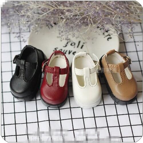 BJD doll shoes suitable for universal thong small leather shoes 6-minute BJD doll, doll accessories