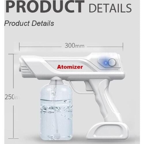 1000ML Spray Gun Blu-ray Disinfection Large Capacity Blue Light Nano Steam Spray Gun Sterilizing Nano Spray Gun Humidifier
