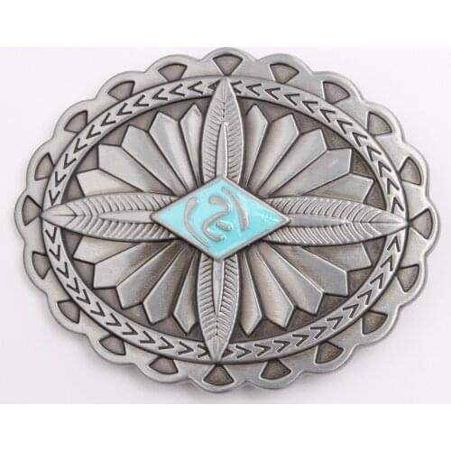 Indian Indigenous Tribal belt buckle Belt DIY accessories Western cowboy style Smooth belt buckle Punk rock style k9