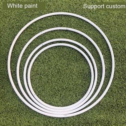 Wedding Props Ring Single Pole Ring Hollow Round Wedding Stage Setting Decoration Ceiling Wire Hanging Metal Circle