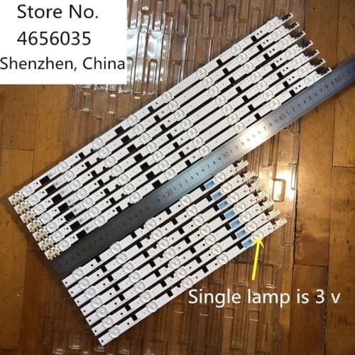14 Pieces/lot NEW UA39F5088AR UA39F5008AR LED strip for SAMSUNG 2013SVS39F L 8 R 5 REV1.9 130212 D2GE-390SCA-R3 D2GE-390SCB-R3