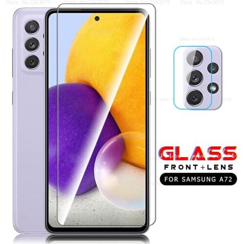 Protective glass for samsung a 72 5g camera lens screen protector For samsung galaxy a72 5g a 72 72a a726B tempered glass film