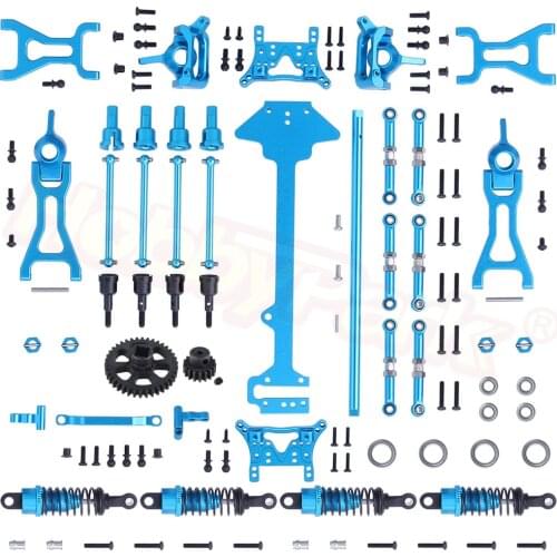 1 Set Wltoys A979 Complete Upgrade Kit For RC 1/18th Scale 4WD Electric RTR Monster Truck Off-road Car Metal Accessories