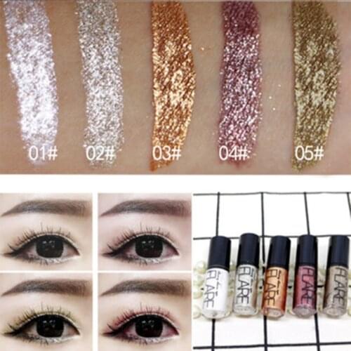 1PC Shiny Glitter Eye Liner Eye Shadow Long Lasting Waterproof Liquid Multi-color Eyeliner Gel Beauty Easy Makeup Eyeliner Tools