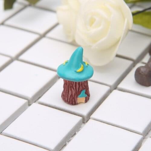 1Pc Resin House Fairy Garden Miniatures Micro Cottage Landscape DIY Decorations X3UC