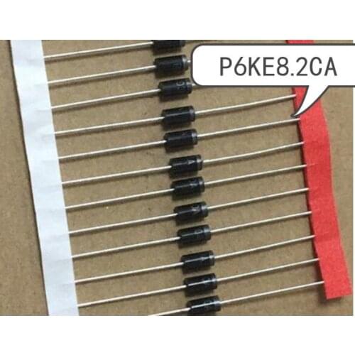 100PCS P6KE8.2CA 8.2CA