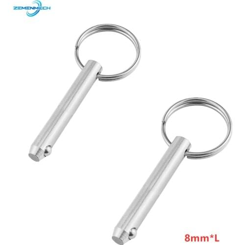 2PCS 8mm Quick Release Ball Pin For Boat Bimini Top Deck Hinge Marine Hardware Boat Accessories 316 Stainless Steel Release Tool