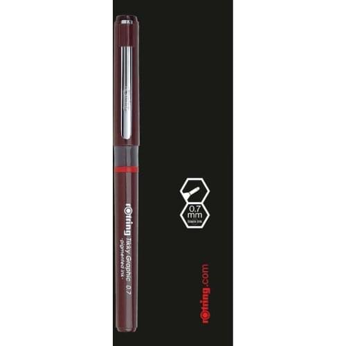 3pcs/lot Germany Rotring Tikky Graphic Pigmented Ink Fineliner Drawing Pen Sketch Marker Manga Architecture Design Stationery