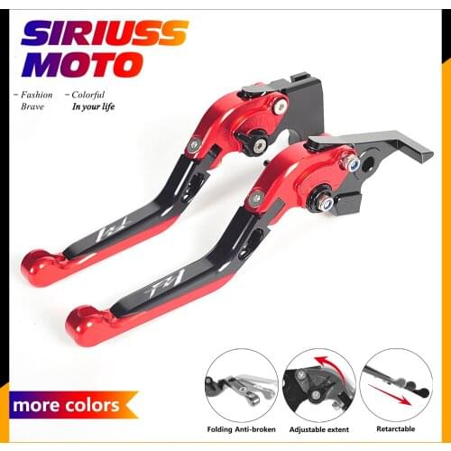 CNC Aluminum Motorcycle Accessories Foldable Lever Motocross Brake Clutch Levers Case for Yamaha FZ1 Fazer 2006-2013