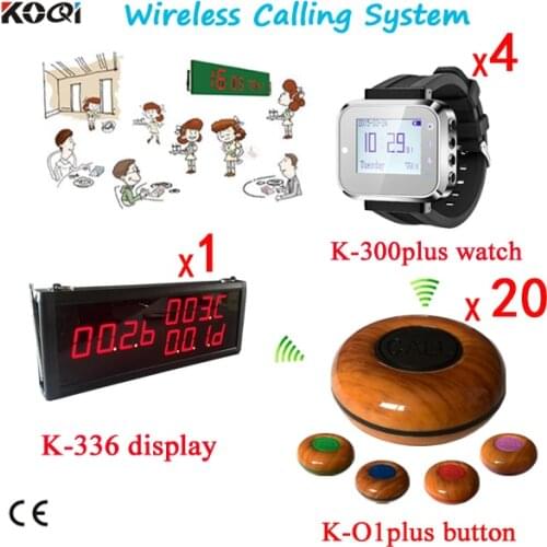 Wireless Table Calling System Most Smart Watch And Nice Design Receiver For Restaurant Service