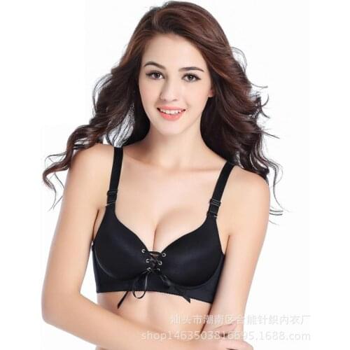 Super Push Up Bra For Small Breast Young Girl cute brassiere PushUp sexy Bra Adhesive Women Bra Wedding Dress support chest Bra