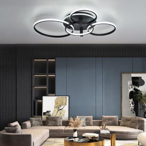 FANPINFANDO Modern led Ceiling Lights For Living Room Bedroom APP&Remote Dimmer LED Ceiling Lamps Restaurant kitchen Fixtures