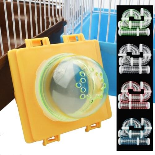 Small Hamster Cage Fittings External Pipe Mouth Baffle Hamsters Toy Plate