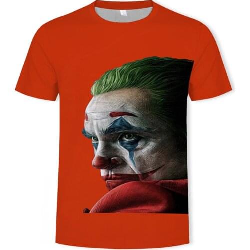 Hot sale mens summer 2021 T-shirt fashion 3D printing animation series fashion casual sports short sleeve O-neck recommendation