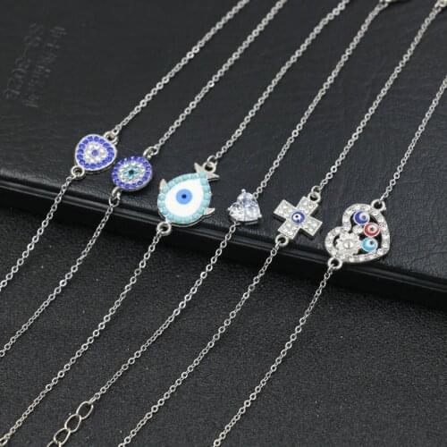 Fashion Boho Turtle Heart Infinity Bracelets For Women Thin Chain Charm Tassel Beads Bracelet Female Jewelry Gift Pulseras