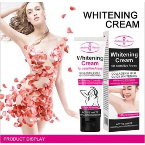 Wholesale Whitening Cream Private Parts Intimate Aichun Beauty Underarms Armpit Elbow Knee Dark Body Dark Skin Lightening Women