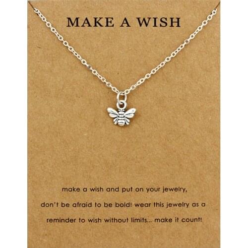 Honeycomb Bee Necklaces Waves Beach Sea Turtle Tortoise Pendants Women Men Girl Unisex Trendy Fashion Jewelry Christmas Gift