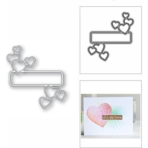 Thanksgiving Antique Heart Label 2020 New Metal Cutting Dies for DIY Scrapbooking and Card Making Decor Embossing Craft No Stamp