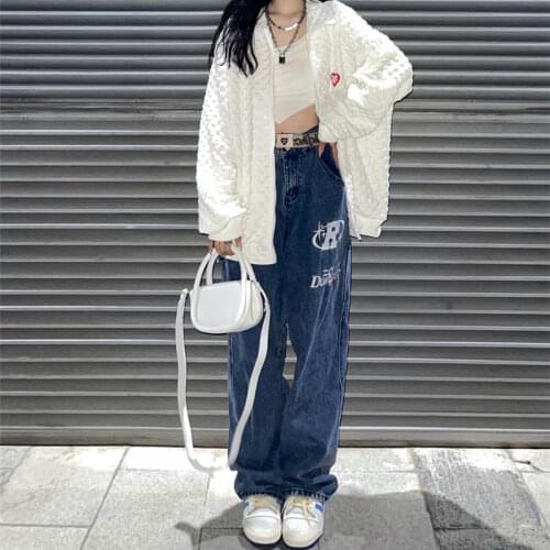 Широкие джинсы QWEEK China At AliExpress