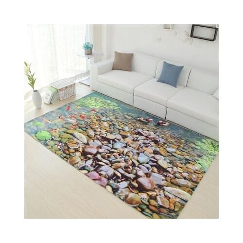 Multicolour 6mm ultra-thin 3D carpet living room coffee table carpet Can be customized sofa mats bedroom rectangular rug Medit