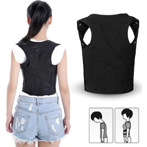 Adjustable Unisex Humpback Posture Corrector Shoulder Support Belt Back Support