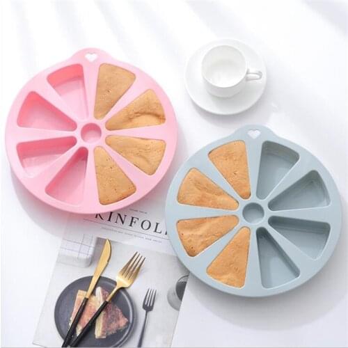 8-Cavity Silicone Mousse Cake Mold Fodant Cake Baking Tools Pastry Bread Tray Molds Handmade Soap DIY Decoration Easy To Demould