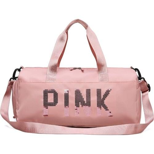 Fitness bag long and short distance outdoor travel bag portable large-capacity nylon waterproof shoe bag