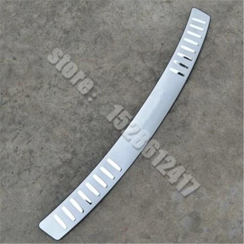 Stainless Steel Rear Bumper Protector Sill plate accessories fit for kia carens 2007 2008 2009 2010 2011 2012 Car styling