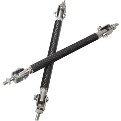 1 Pair Refit Car Front Bumper Lip Spoiler Rod Strut Tie Bar Supports 10cm