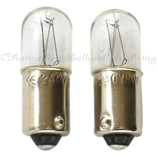 2020 Time-limited Commercial Engineering Edison Edison Lamp Hot Sale!2000pcs/lot Ba9s T10x28 5w Miniature Lamp Bulb Light A025