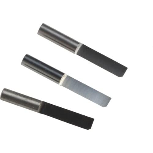 3pcs 6*22mm shank diameter half straight bits Flat Bottom CNC Router Tools Cutting Bit Carving Tools