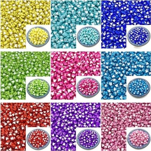 50Pcs 10mm Butterfly Shape Acrylic Bead Loose Spacer Beads For Jewelry Making DIY Bracelet Accessories