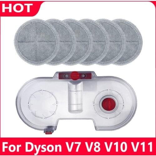 Electric Water Tank+6 Mop Cloths For Dyson V6 V7 V8 V10 V11 Vacuum Cleaner Accessories Housheold Cleaning Tool Mopping New