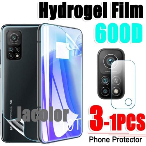 Full Cover Front Back Hydrogel Film for Xiaomi Mi 10t Xiaomi10t Mi10t Screen Protectors Xiomi 10 t Pro 6.67" Camera Lens Glass