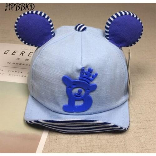 HPBBKD Fashion Baby Girl Boy Hat Newborn Infant Toddler Cap Girl Boy Unisex Cotton Baseball Cap Kids Hat Children Sun Hats GH562