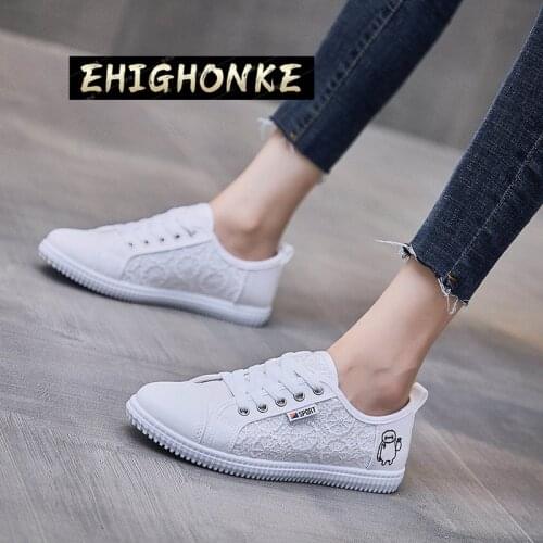 Classic womens breathable sneakers white lace shoe basket womens ultralight womens vulcanized shoes casual sports shoes y643