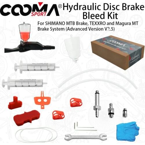 Bicycle Hydraulic Brake BLEED KIT For Shimano Brake System, Mineral Oil Brake system, Basic Kit Or Advanced Kit