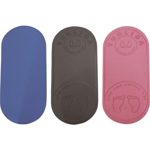Jump Rope Mat, 55x24'' Anti-slip Skipping Mat for Jumping Rope, TPE Fitness Yoga Mat Noise Reduction Exercise Mat