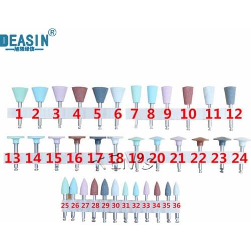 Medical Dental Silicone Grinding Heads Teeth Polisher for Low-speed Machine Dentistry Lab Tools
