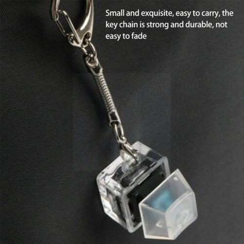 Mechanical Keyboard Switch With Keychain Mechanical Computer Kit Switch Axle For Keyboard Green Accessories Tester Shaft
