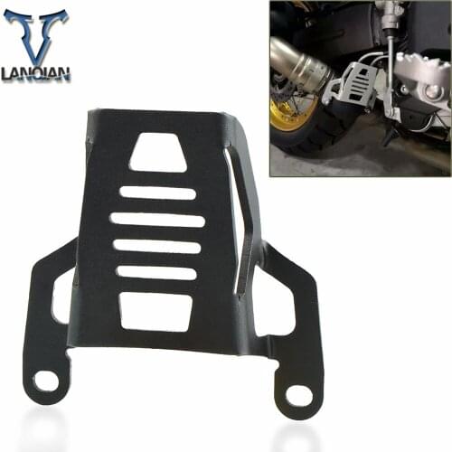 Motorcycle Accessories Motorbike Exhaust Flap Cover Guard Protector For SUZUKI V-STROM 1000 2014 2015 2016 2017 2018 2019 2020