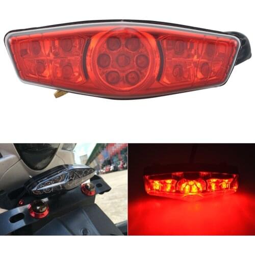 Motorcycle Rear LED Tail Light Brake Light Running Light Universal For Harley Honda BMW Energy Saving Led Lights