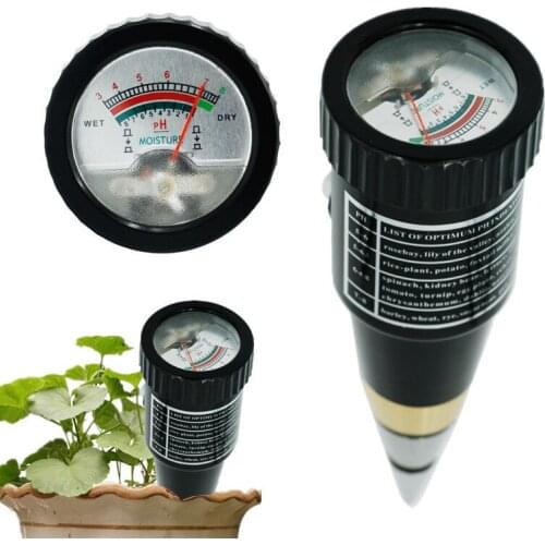 New Arrival Handheld Moisture Humidity Meter PH Tester For Garden Soil Metal Probe VT-05 10-80% Hygrometer
