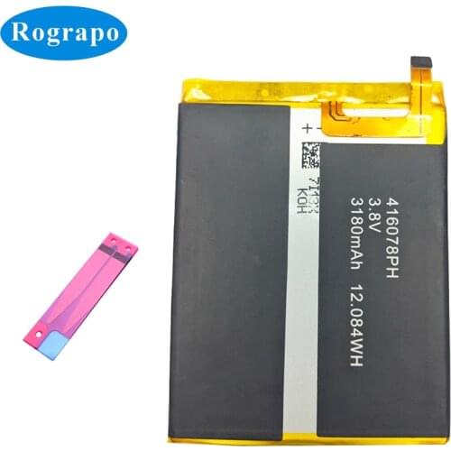 100% Origianl 3180mAh 416078PH Replacement Battery For Blackview S8 5.7 inch Mobile Phone