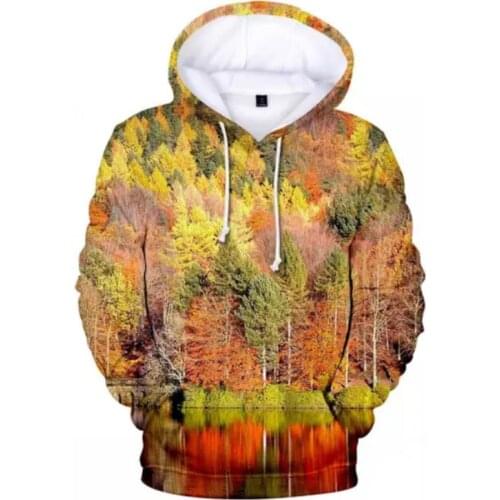 3D Spring Autumn Hoodies Nature Outwear Conservation of nature Hoodie Young energetic Men/women unisex long sleeve warm Jackets