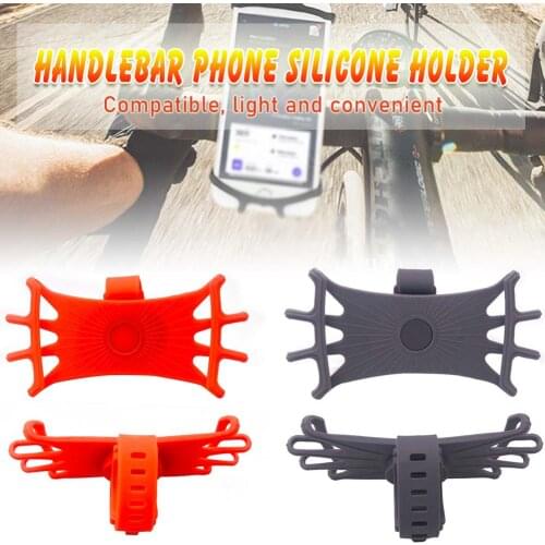 Handlebar Phone GPS Silicone Holder for Motorcycle Bike Electric Scooter Xiaomi Mijia M365 Pro Accessories 360 Rotation 6 Colors