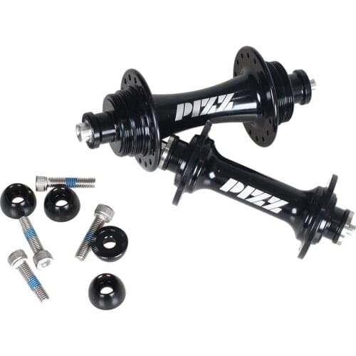 Bicycle Fixed Gear 32 Hole Black Sliver Track Bike Hub Alloy Cycling Parts Accessories 20/24H 32/32H Without Freewheel 120mm